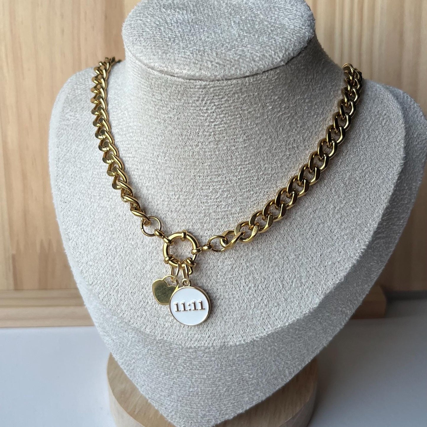 Chunky 11:11 Charm Necklace