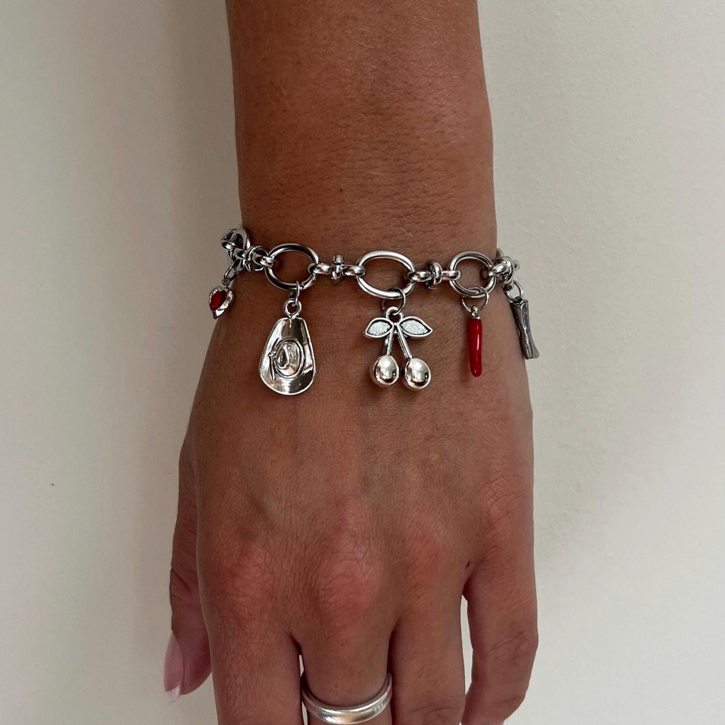 Silver Ibiza Charm Bracelet