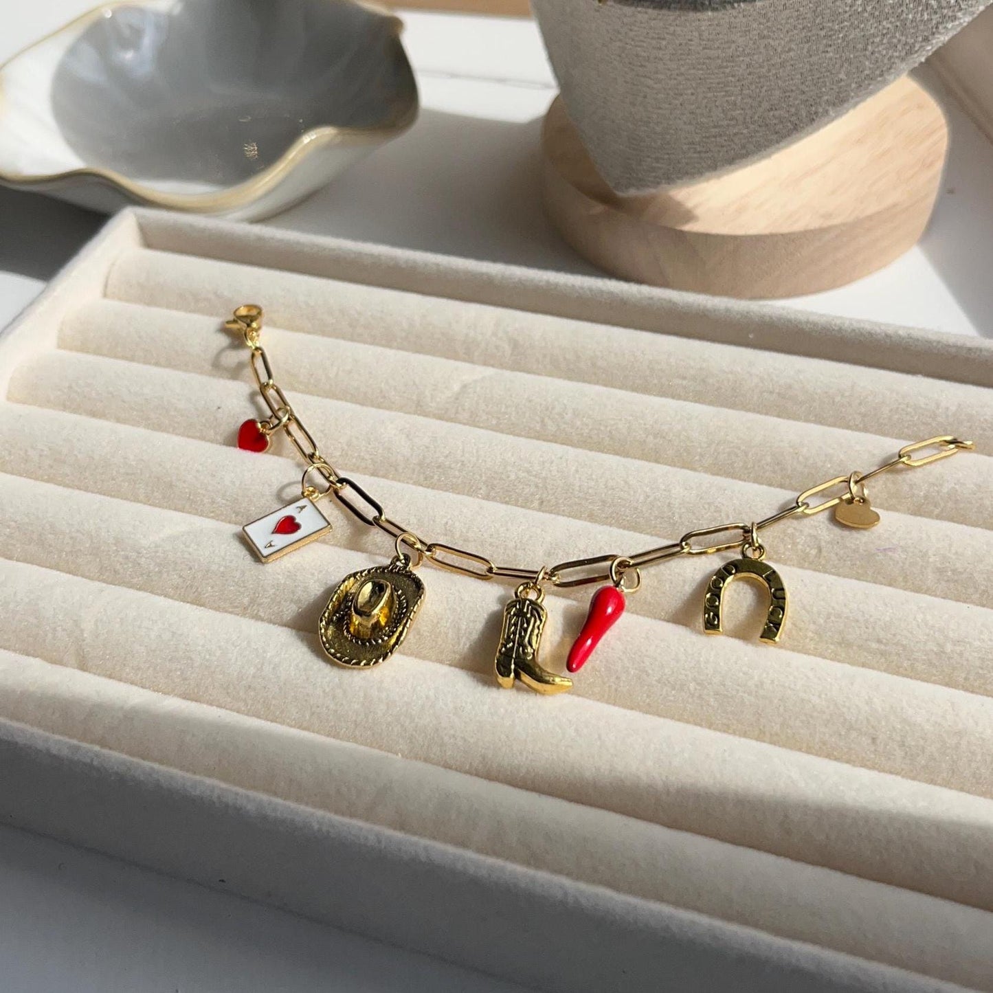 Space Cowboy Chilli Charm Bracelet