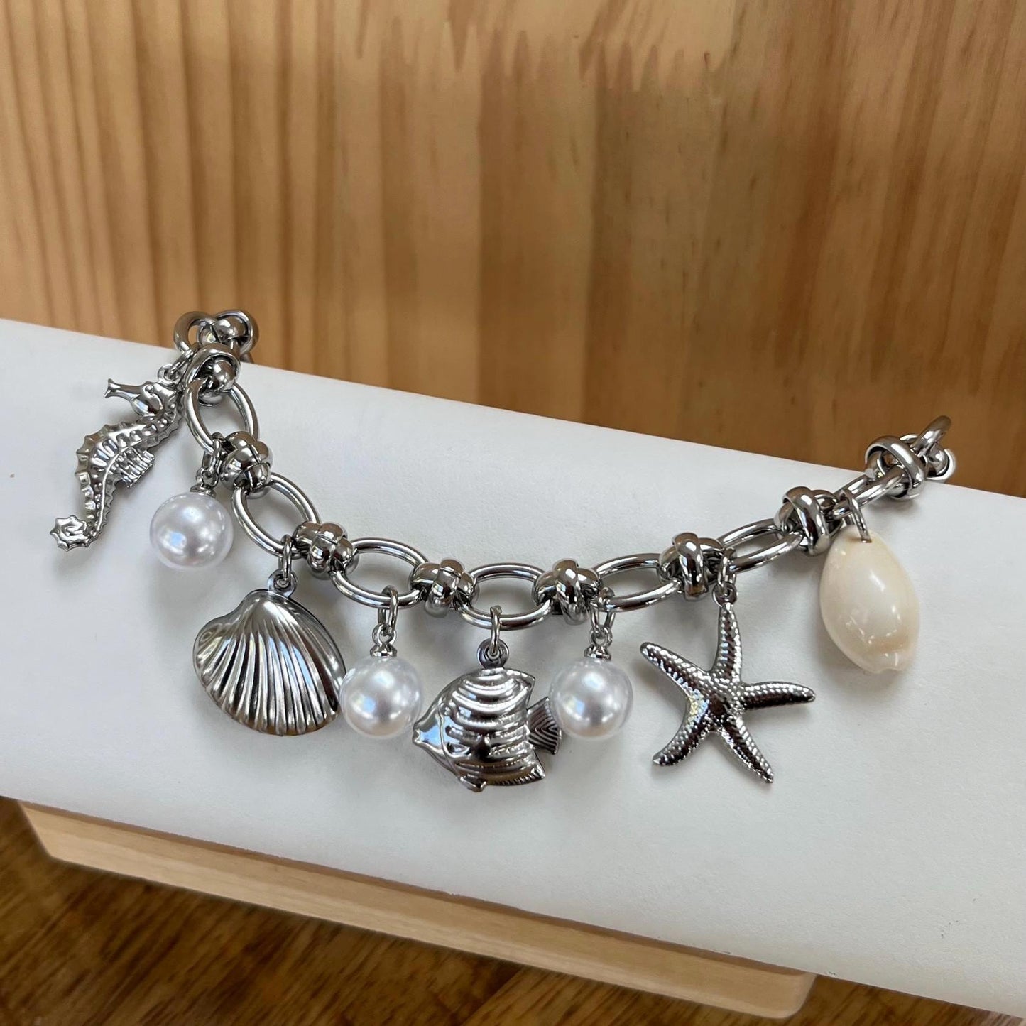 Seashells Silver Bracelet