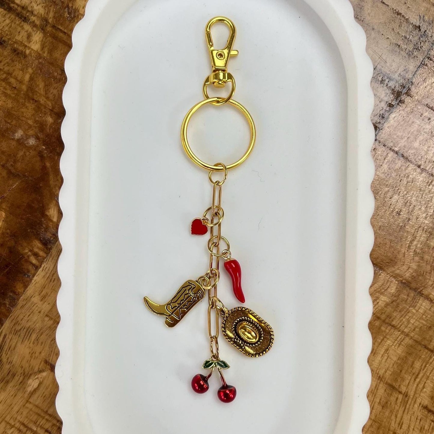 Ibiza Charm Keyring