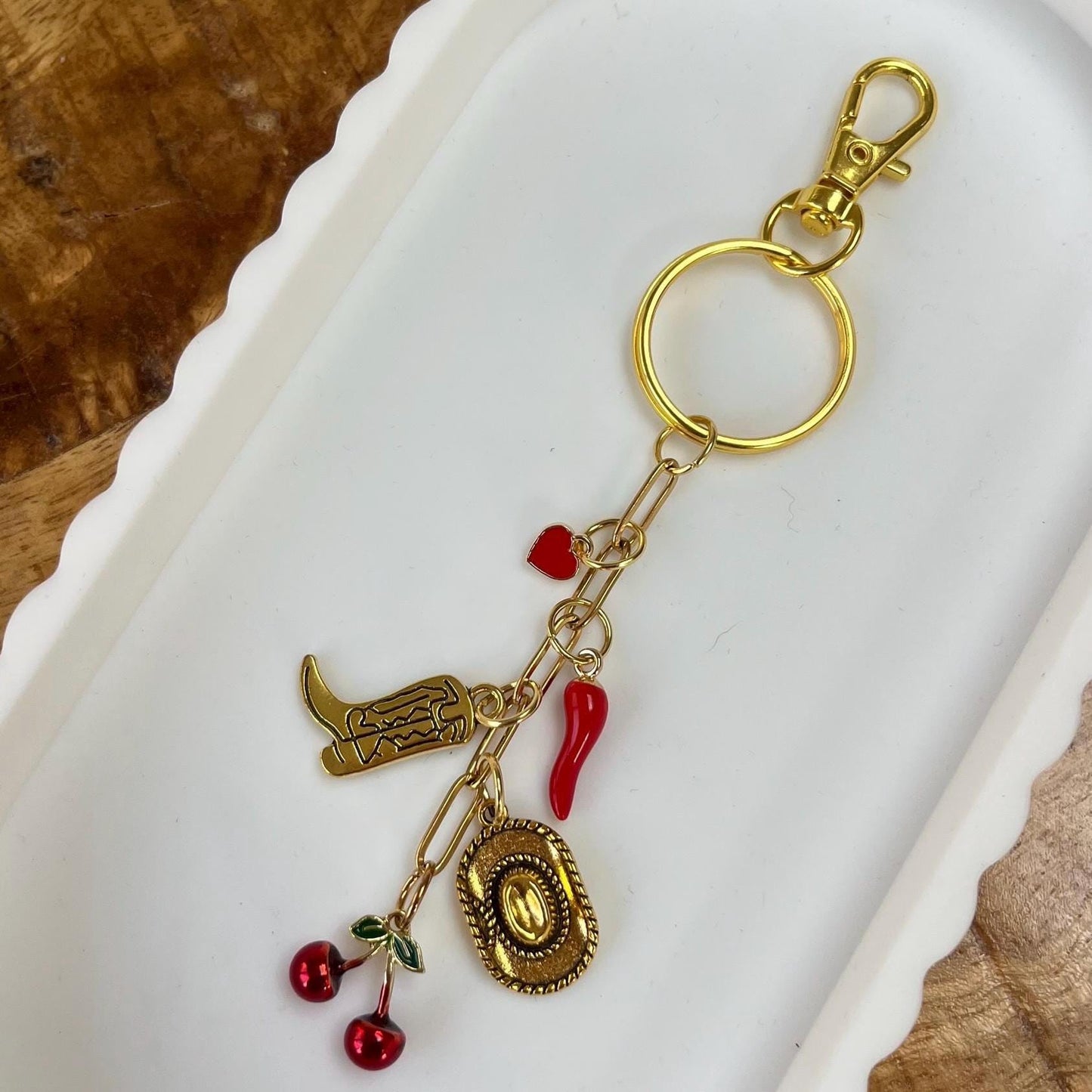 Ibiza Charm Keyring