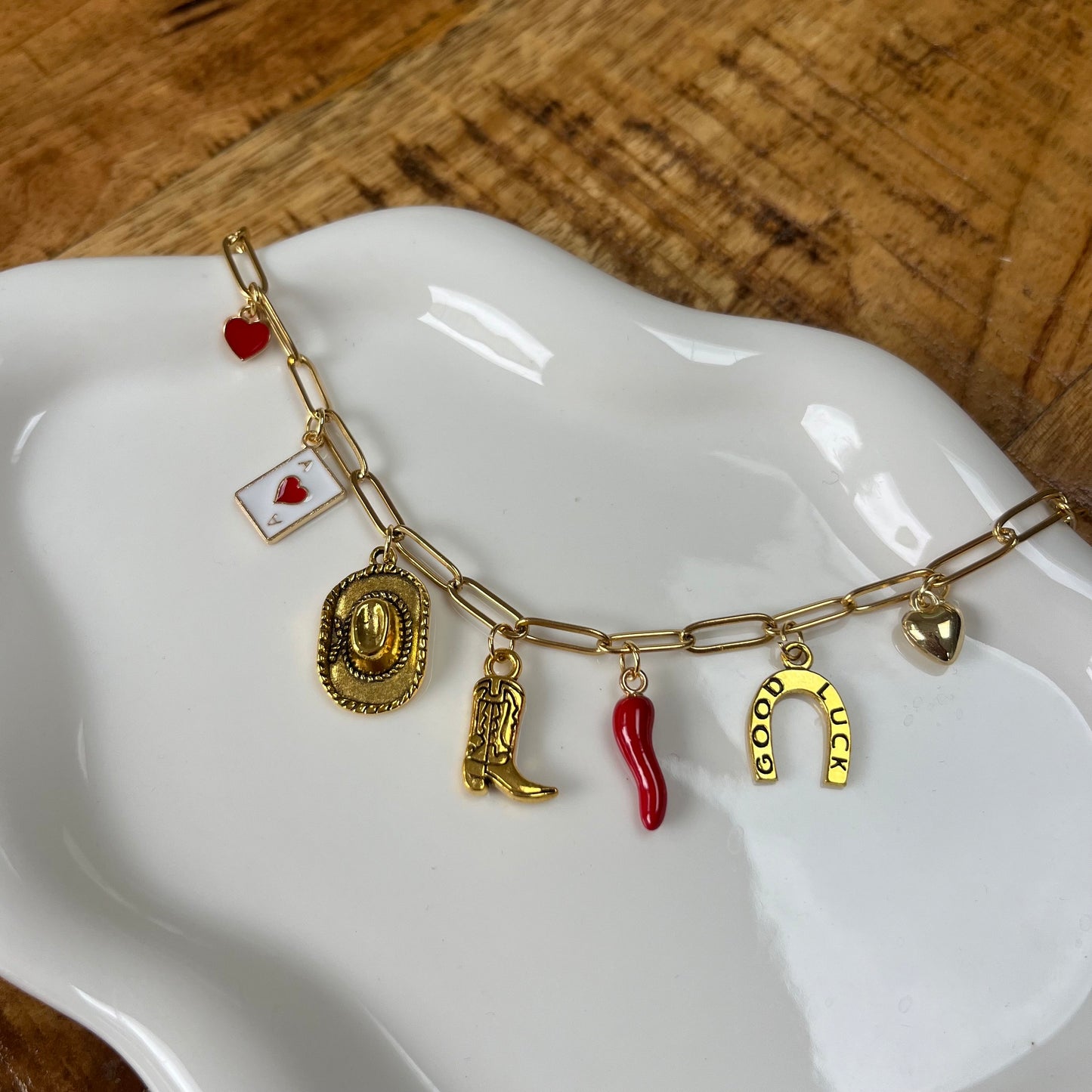 Space Cowboy Chilli Charm Bracelet