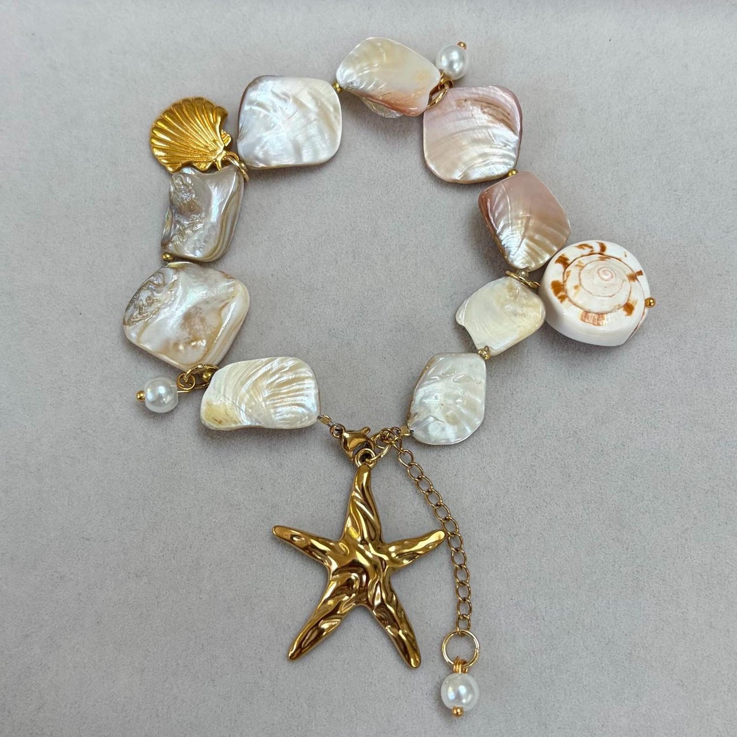 Freshwater Pearl Starfish Bracelet
